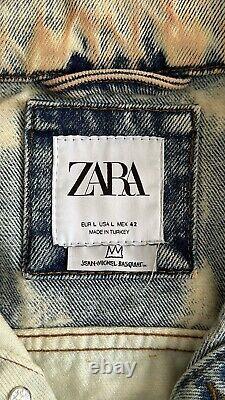 Zara Jean-Michel Basquiat Men's Denim Jacket Very Rare Limited Edition Size L