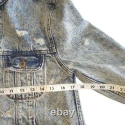 Zara Men's Jean-Michel Basquiat Denim Jacket US Size S Very Rare Limited
