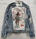 Zara Men's Jean-michel Basquiat Denim Jacket Us Size Xl Very Rare Limited Japan