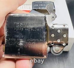 Zippo Lighter 1972 USS Kiska Very Rare Never Used