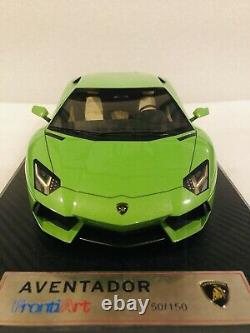118 Frontiart Lamborghini Aventador Apple Green Edition Limitée Très Rare