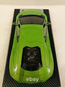 118 Frontiart Lamborghini Aventador Apple Green Edition Limitée Très Rare