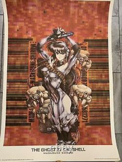 1993 MASAMUNE SHIROW Ghost In The Shell Affiche 27 x 39 Tirage Limité Très Rare