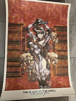 1993 MASAMUNE SHIROW Ghost In The Shell Affiche 27 x 39 Tirage Limité Très Rare