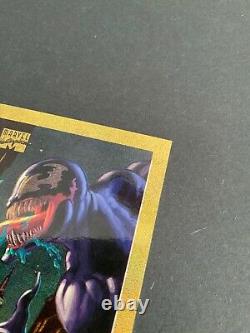 1994 Marvel Masterpieces Very Rare Venom Gold Holofoil Edition Limitée 9 De 10