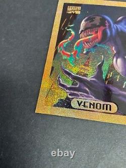 1994 Marvel Masterpieces Very Rare Venom Gold Holofoil Edition Limitée 9 De 10