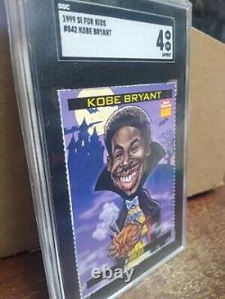 1999 SI POUR ENFANTS #842 KOBE BRYANT SGC 4? Très RARE/ÉDITION LIMITÉE? Carte