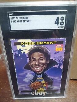 1999 SI POUR ENFANTS #842 KOBE BRYANT SGC 4? Très RARE/ÉDITION LIMITÉE? Carte