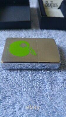 2009 Beatles Zippo Apple Lighter 40e Anniversaire Très Rare Limitée Nib 1000 $