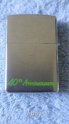 2009 Beatles Zippo Apple Lighter 40e Anniversaire Très Rare Limitée Nib 1000 $