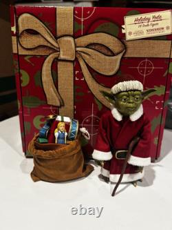 2011 Sideshow Star Wars Vacances Yoda (16) 5 Figurine Très Rare Édition Limitée