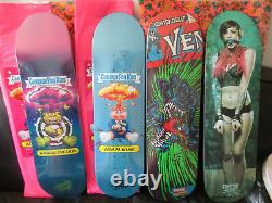 4 Nos Skateboards Decks Santa Cruz Creature Limited Edition Très Rare