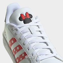 Adidas Femmes Grand Court Minnie Souris Chaussures Very Rare Edition Limitée Taille 10