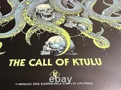 Affiche très rare de l'appel de Ktulu de Metallica édition limitée #72/800