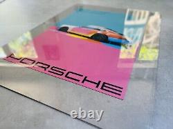 Affiche très rare de l'édition limitée du 75e anniversaire de Porsche