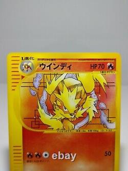 Arcanine 023/048 Série Web 1ère Édition Très Rare Carte Japonaise Pokémon Nm A169