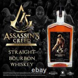 Assassin's Creed Bourbon Bouteille Very Limited Édition Rare Whiskey