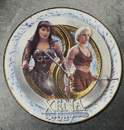 Assiette de collection édition limitée Xena & Gabrielle Ying Yang Chakram TRÈS RARE