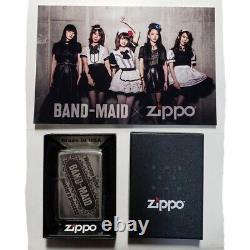 Band Maid Original Zippo 2017 Avec Photo New Unopuned Très Rare Limited Japon