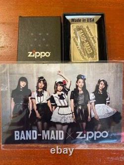 Band Maid Original Zippo 2017 Avec Photo New Unopuned Very Rare Limited Jpn