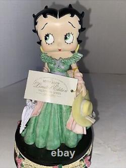 Boîte à musique de la série limitée Betty Boop Victoria de 1998 très rare