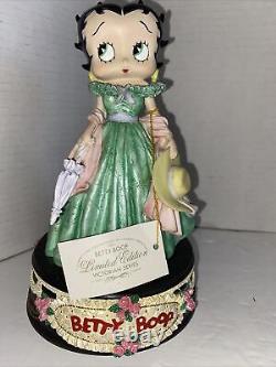 Boîte à musique de la série limitée Betty Boop Victoria de 1998 très rare