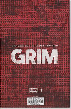 Boom! Grim #1! 5ème impression! Couverture de vacances du personnel de Flaviano! Très rare et limité