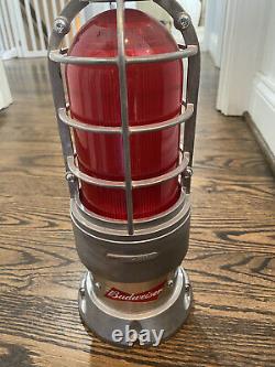 Budweiser NHL Red Light Hockey Goal Collectible Limited Edition Très Rare