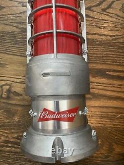 Budweiser NHL Red Light Hockey Goal Collectible Limited Edition Très Rare