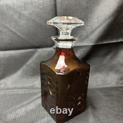 Carafe Vintage Baccarat #2/10 Édition Limitée / Trou Très Rare Découpe Carrée