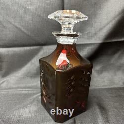 Carafe Vintage Baccarat #2/10 Édition Limitée / Trou Très Rare Découpe Carrée