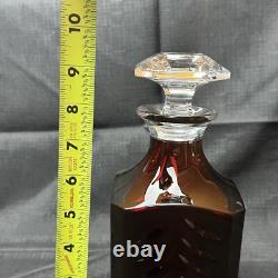 Carafe Vintage Baccarat #2/10 Édition Limitée / Trou Très Rare Découpe Carrée