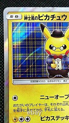Carte Pokemon Gentleman Pikatchu 210/sm-p Promo Tokyo DX Limited Très Rare