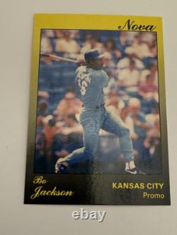 Carte promo Nova Bo Jackson de la Star Company 1991 en édition limitée seulement 100 très rare