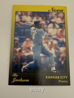 Carte promo Nova Bo Jackson de la Star Company 1991 en édition limitée seulement 100 très rare