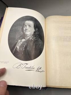 Célébration du Bi-Centenaire de Franklin Vintage 1906 Volume Mémorial Très Rare Limité