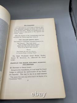Célébration du Bi-Centenaire de Franklin Vintage 1906 Volume Mémorial Très Rare Limité