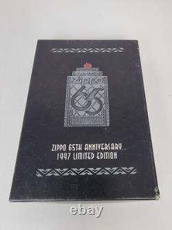 Cendrier Zippo Édition Limitée Très Rare 65ème Anniversaire Vers 1997 Lourd