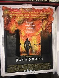 Code 3 Collection Sculpture Backdraft, Édition Limitée Backdraft TRÈS RARE INCENDIE