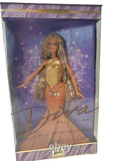 Collection Diva de Poupées Barbie - Édition Limitée Tout ce qui Brille NRFB - TRÈS RARE