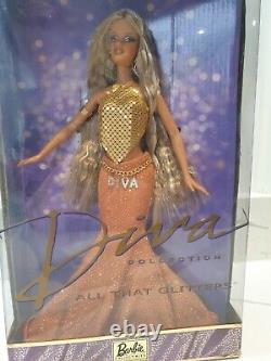 Collection Diva de Poupées Barbie - Édition Limitée Tout ce qui Brille NRFB - TRÈS RARE