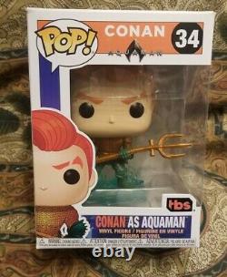Conan As Aquaman Funko Pop Sct Le 500 2020 Sdcc Nib Very Rare Edition Limitée