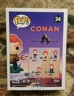 Conan As Aquaman Funko Pop Sct Le 500 2020 Sdcc Nib Very Rare Edition Limitée