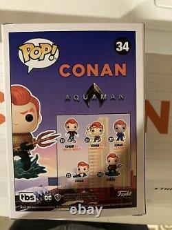 Conan As Aquaman Funko Pop Tbs Le 500 2020 Sdcc Nib Very Rare Limited Edition
