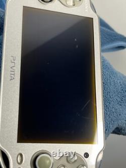 Console Sony PS Vita PCH-1000 Argent Glacé Boîte Limitée Très Rare Très Bon État
