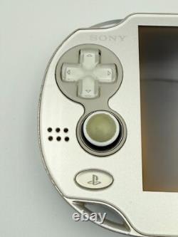 Console Sony PS Vita PCH-1000 Argent Glacé Boîte Limitée Très Rare Très Bon État