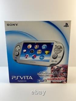 Console Sony PS Vita PCH-1000 Argent Glacé Boîte Limitée Très Rare Très Bon État