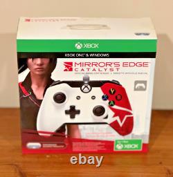 Contrôleur Xbox One officiel filaire Mirror's Edge LIMITED très rare