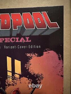 DEADPOOL SPECIAL 6 SCOTT KOBLISH Très rare / difficile à trouver Hommage allemand à Purple Rain LTD 999