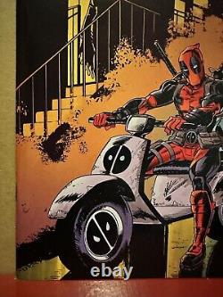 DEADPOOL SPECIAL 6 SCOTT KOBLISH Très rare / difficile à trouver Hommage allemand à Purple Rain LTD 999